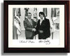8x10 Framed Elvis Presley and Richard Nixon Autograph Promo Print Framed Print - History FSP - Framed   