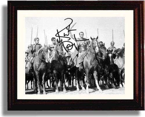 8x10 Framed Kirk Douglas Autograph Promo Print - Spartacus Landscape Framed Print - Movies FSP - Framed   