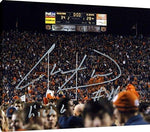 Floating Canvas Wall Art: Auburn Tigers - Chris Davis Kick Six Autograph Print Floating Canvas - College Football FSP - Floating Canvas   