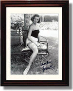 8x10 Framed Lauren Bacall Autograph Promo Print Framed Print - Movies FSP - Framed   