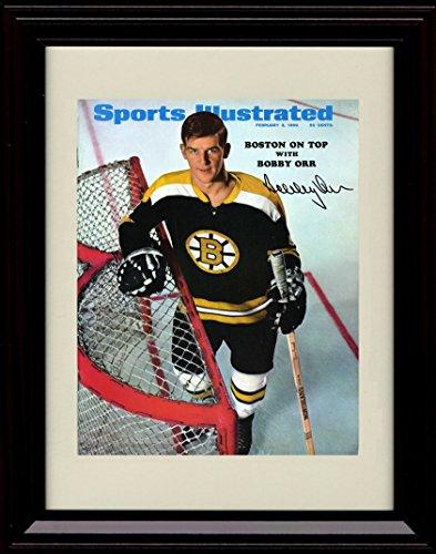 8x10 Framed Bobby Orr SI Autograph Promo Print - Boston Bruins - 3/3/69 Framed Print - Hockey FSP - Framed   