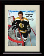 8x10 Framed Bobby Orr SI Autograph Promo Print - Boston Bruins - 3/3/69 Framed Print - Hockey FSP - Framed   
