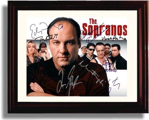 Unframed Sopranos Title - Autograph Promo Print - Sopranos Cast Unframed Print - Television FSP - Unframed   