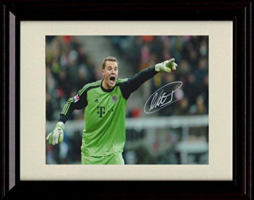 16x20 Framed Manuel Neur Autograph Promo Print - Team Germany World Cup Gallery Print - Soccer FSP - Gallery Framed   