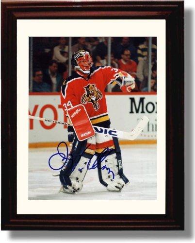 8x10 Framed John Vanbiesbrouck Autograph Promo Print - Florida Panthers Framed Print - Hockey FSP - Framed   