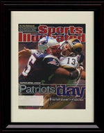 Framed Vrabel/Bruschi - New England Patriots SI Autograph Promo Print Framed Print - Pro Football FSP - Framed   