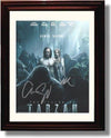 8x10 Framed Alexander Skarsgard and Margot Robbie Autograph Promo Print - Tarzan Framed Print - Movies FSP - Framed   