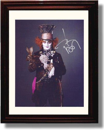 Unframed Johnny Depp Autograph Promo Print - Alice in Wonderland Unframed Print - Movies FSP - Unframed   