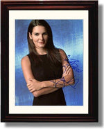 8x10 Framed Angie Harmon Autograph Promo Print Framed Print - Movies FSP - Framed   