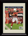8x10 Framed Larry Fitzgerald - Phoenix Cardinals SI Autograph Promo Print Framed Print - Pro Football FSP - Framed   