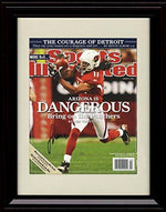 8x10 Framed Larry Fitzgerald - Phoenix Cardinals SI Autograph Promo Print Framed Print - Pro Football FSP - Framed   