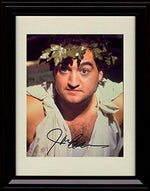 8x10 Framed John Belushi Autograph Promo Print - Animal House Toga! Toga! Framed Print - Movies FSP - Framed   