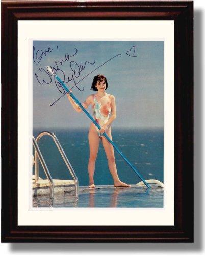 8x10 Framed Winona Ryder Autograph Promo Print Framed Print - Movies FSP - Framed   