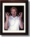 8x10 Framed Hells Kitchen Autograph Promo Print - Gordon Ramsey Chef Framed Print - Television FSP - Framed   