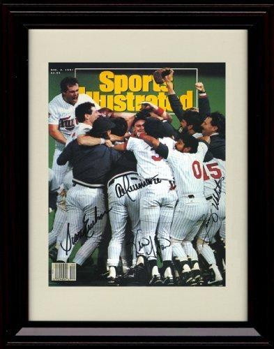 Framed 8x10 Scott Erickson SI Autograph Replica Print - 1991 Champs! Framed Print - Baseball FSP - Framed   