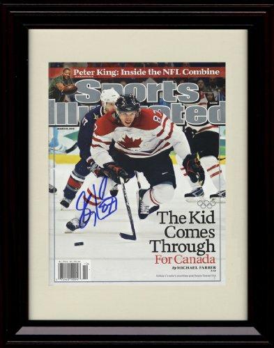 8x10 Framed Sidney Crosby Team Canada Autograph Promo Print - Olympic Champs! Framed Print - Hockey FSP - Framed   