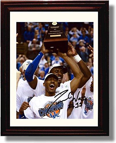 Framed 8x10 John Wall Kentucky Wildcats 2012 Championship Trophy Autograph Promo Print Framed Print - College Basketball FSP - Framed   