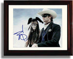 8x10 Framed Lone Ranger Autograph Promo Print Framed Print - Movies FSP - Framed   
