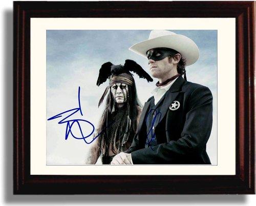 8x10 Framed Lone Ranger Autograph Promo Print Framed Print - Movies FSP - Framed   