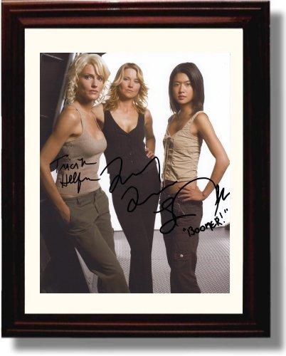 8x10 Framed Battlestar Galactica Autograph Promo Print - Battlestar Galactica Framed Print - Television FSP - Framed   