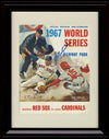Unframed Carl Yastrzemski Autograph Replica Print - 1967 World Series Program Unframed Print - Baseball FSP - Unframed   