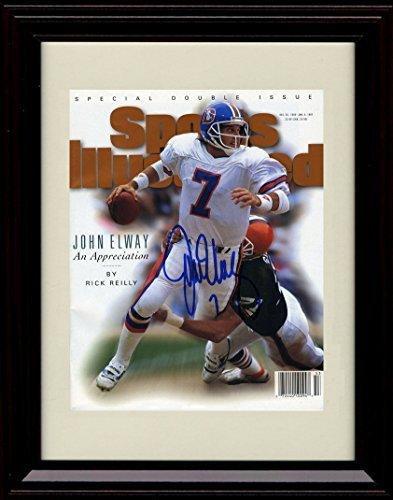Unframed John Elway - Denver Broncos SI Autograph Promo Print Unframed Print - Pro Football FSP - Unframed   