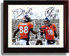 8x10 Framed Demarius Thomas & Peyton Manning - Denver Broncos TD Celebration Autograph Promo Print Framed Print - Pro Football FSP - Framed   