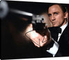 Canvas Wall Art:  Daniel Craig Autograph Print - Bond Canvas - Movies FSP - Canvas   