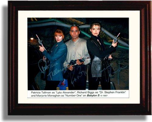 16x20 Framed Babylon 5 Autograph Promo Print - Cast Signed Gallery Print - Television FSP - Gallery Framed   